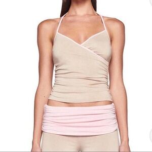 I.AM.GIA Beige and Pink Camisole
